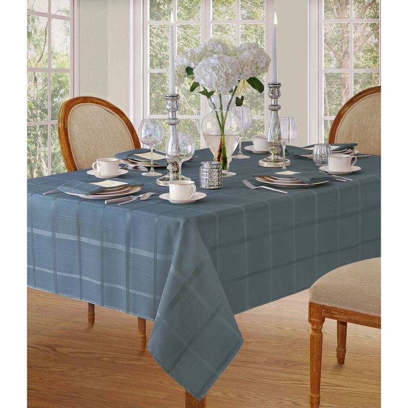 Elegance Plaid Stain Resistant Tablecloth - Elrene Home Fashions, 3 of 5