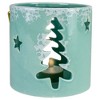 Northlight Pine Tree and Star Cutout Tea Light Christmas Candle Holder - 4.25" - Green - 4 of 4