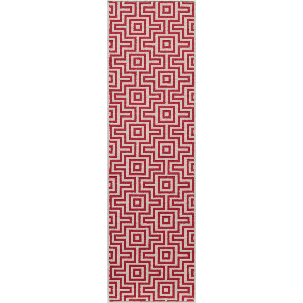 2'3inx8' Solid Runner Red - Momeni
