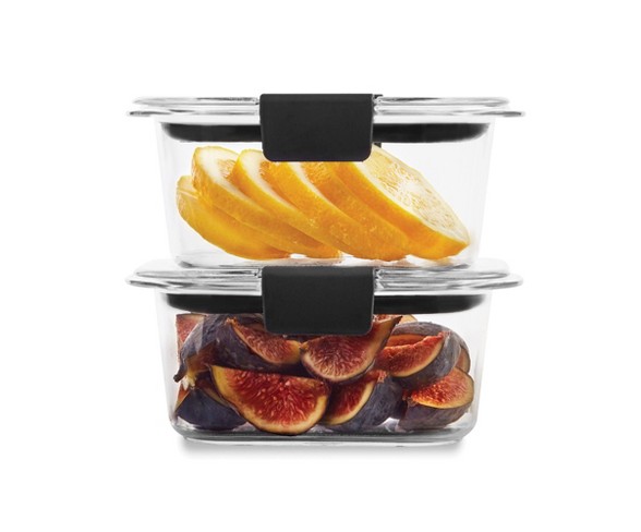 Rubbermaid 1.3 cup 2pk Brillance Food Storage Container