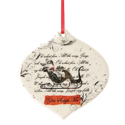 Gallerie II You Sleigh Me Ornament