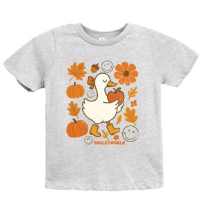 The Juniper Shop SmileyWorld Goose Autumn Youth Short Sleeve Tee - 1 of 4