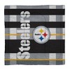 NFL Pittsburgh Steelers Heathered Stripe Queen Bed in a Bag - 3pc - 2 of 3