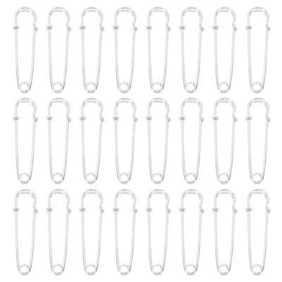 Unique Bargains Metal DIY Blankets Crafts Brooch Making Home Sewing Large Safety Pins 32 Pcs