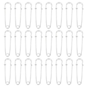 Unique Bargains Metal DIY Blankets Crafts Brooch Making Home Sewing Large Safety Pins 32 Pcs - 1 of 4