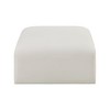 Meridian Furniture,Arc Vegan Leather Ottoman - 3 of 4