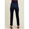 Pinkblush Navy Blue Classic Ankle Slim Straight Leg Maternity Jeans - 4 of 4