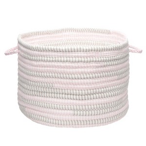 Colonial Mills Bella Nursery Basket, 14"x14"x10", Pink Grey - 1 of 1