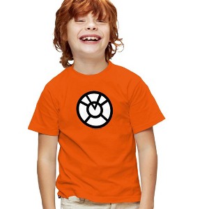 Boys' Short Sleeve Green Lantern Agent Orange Costume Chest Logo T-Shirt - 1 of 4