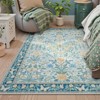 Lahome GST Morris Butterfly Full Coverage Short Pile Velvet Rectangular Indoor Area Rug - 2 of 4