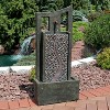 Sunnydaze 39"H Electric Polyresin and Fiberglass Modern Road Column Outdoor Water Fountain with LED Lights - image 4 of 4