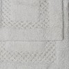 RT Designers Collection Bernardo 2 Pieces Premium Cotton Anti Skid Bath Rug Set White - 3 of 3