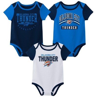 NBA City Thunder Boys' 3pk Bodysuit Set