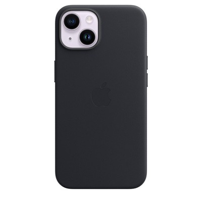 Apple iPhone 14 Leather Case with MagSafe - Midnight