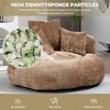 CAVINAS Bean Bag Chair Lazy Sofa Comfort Lounger with High Back Floor Chair with 3 Pillows for Adults and Kids - 4 of 4