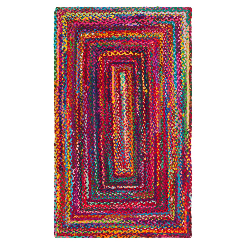 Red Swirl Woven Accent Rug 3'x5' - Safavieh