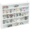 HOMCOM 5-Tier Display Cabinet, Wall-Mounted Glass Door Cabinet with 4 Adjustable Shelves - 4 of 4