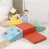 Toddler Climbing Toys,Lightweight Indoor Climbing Set ，5-Piece Foam Climbing Blocks for Crawling and Sliding, Colorful Play Equipment - 3 of 4