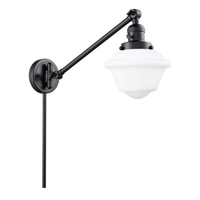 Oxford - 1 Light Swing Arm Wall Sconce In Traditional Style-25 Inches Tall and 8 Inches Wide