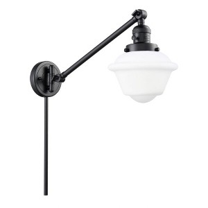 Oxford - 1 Light Swing Arm Wall Sconce In Traditional Style-25 Inches Tall and 8 Inches Wide - 1 of 1