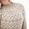 Old Ranch Brands Women's Sylva Nordic Sweater - Cinder, Size X Large - 3 of 4