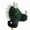 Ponyland: Green Dinosaur Music Stick  W/ Colorful Soft Plush Animal Head - 3 of 4