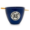 Just Funky Dragon Ball Super Japanese Dinnerware Set | 16-Ounce Ramen Bowl with Chopsticks - 2 of 4