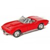 1967 Chevrolet Corvette Convertible Red 1/24 Diecast Model Car by Motormax - 2 of 3