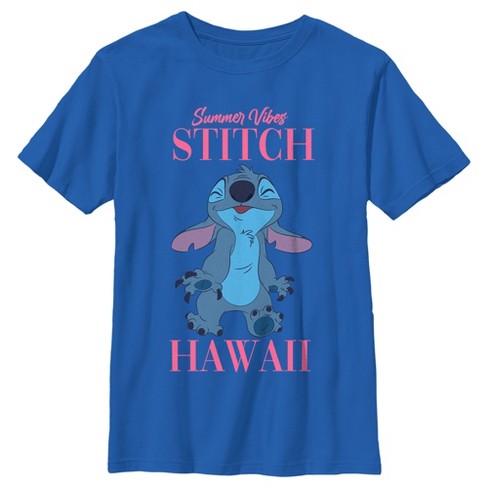 Boy's Lilo & Stitch Summer Vibes Stitch T-shirt : Target