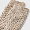 Women's Cozy Sweater Cable Crew Boot Socks - Universal Thread™ 4-10 - 3 of 3
