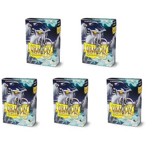 Dragon Shield 5 Packs Dragon Shield Matte Mini Japanese White 60 ct Card Sleeves Value Bundle! - 1 of 4