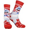 Rudolph The Red-Nosed Reindeer Adult Crew Socks 2 Pack - 3 of 4