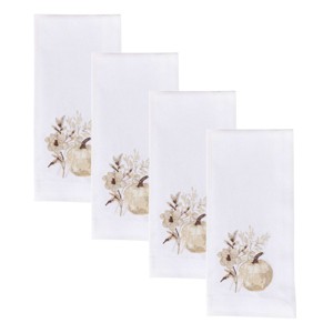 Park Designs Park Designs Autumn Harvest  Floral Napkin Set Of 4 - 1 of 4