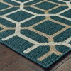 Oriental Weavers Latitude 806B3 Teal/ Grey Indoor/Outdoor Area Rug - 7'10" x 10' - 2 of 4