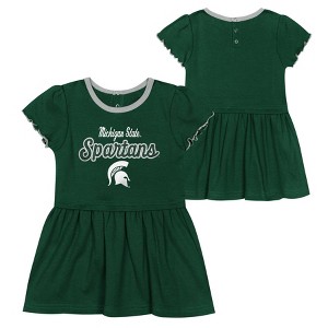 NCAA Michigan State Spartans Toddler Girls' Dress - 1 of 3