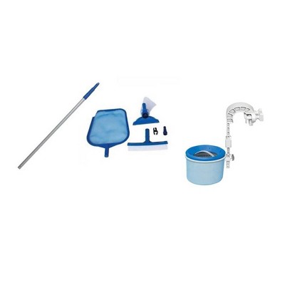 Intex Vacuum & Wall-Mounted Automatic Skimmer Swimming Pool Maintenance Kit