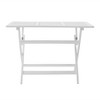 5-Piece Outdoor Acacia Wood Folding Dining Set with Folding Table and 4 Folding Chair - 2 of 4