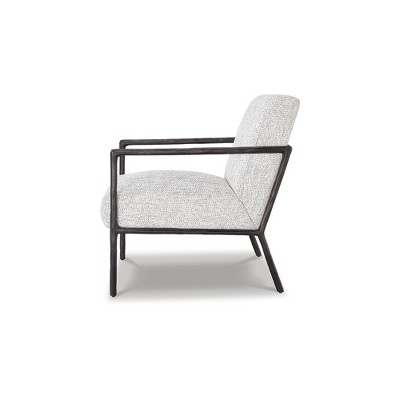 Dark Gray Microfiber Lawson Chaise with Aluminum Frame