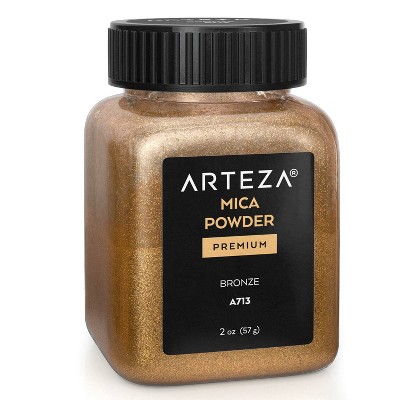 Arteza Mica Powder 57g, Single Color, Bronze  - A713 (ARTZ-3506)