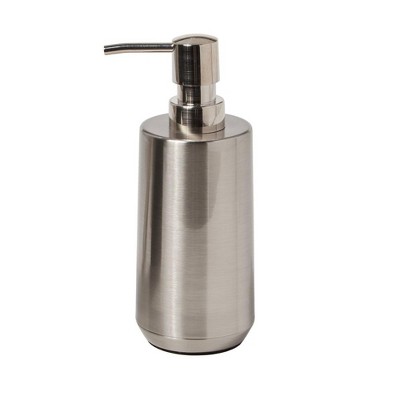 Saturday Knight Ltd Roche Sturdy Iron Bath Lotion Pump Dispenser - 7.74x2.89x2.89", Nickel