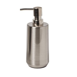 Saturday Knight Ltd Roche Sturdy Iron Bath Lotion Pump Dispenser - 7.74x2.89x2.89", Nickel - 1 of 3