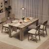 CuisinSmart Dining Table for 4-6, 63" Wood Farmhouse Rectangular Thickened Dinner Dining Room & Kitchen Table for 4 - 4 of 4