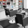 Saloniture 3 ft. x 5 ft. Salon & Barber Shop Chair Anti-Fatigue Floor Mat - Black Rectangle 1/2" Thick - 2 Pack - 2 of 4