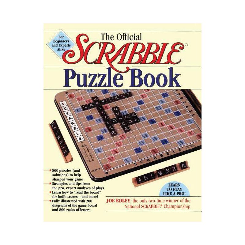 The Official Scrabble Puzzle Book - by  Joe Edley (Paperback), 1 of 2