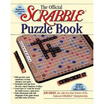The Official Scrabble Puzzle Book - by  Joe Edley (Paperback)