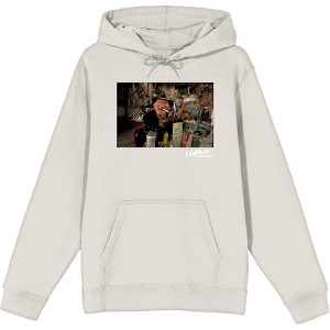 A Nightmare On Elm Street Freddy Smoking Adult Long Sleeve Hoodie - 1 of 2