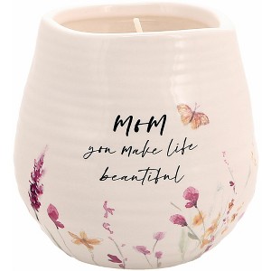 Pavilion Gift Company - Mom - 8 oz - 100% Soy Wax Candle Scent: Tranquility - Flame Candles - 1 of 4