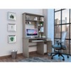 NicBex Home Office Desk 43.3" W Modern Computer Desk with 5 Shelves, Keyboard Panel, Drawer, Cabinet and Wooden Frame for Office, Study - 2 of 4