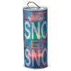 Ganz 12" Battery Operated Blue Color Changing LED 'LET IT SNOW' Snowflake Motif Christmas Lantern - 2 of 2