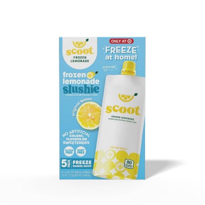 Scoot Frozen Lemonade - Original Lemon - 3oz/5ct Pouches